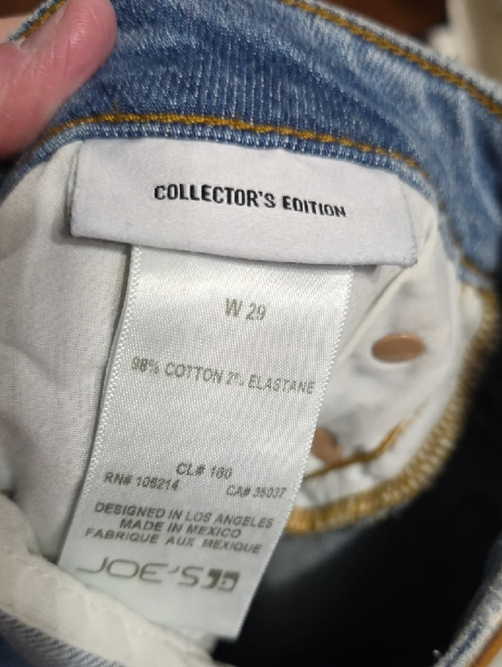 Joe's Collector's Edition Women's Denim Skirt Light Wash Frayed Hem‎ Sz 29 EUC